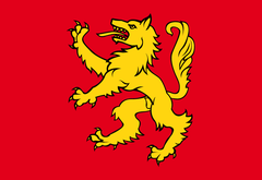 flag of Saint-Malo region based on regional coat of arms