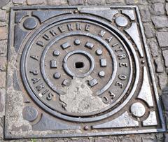 Saint-Malo manhole cover