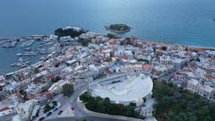 aerial view of Veakeio Municipal Theater