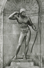 Adolf von Hildebrand: 'Jäger' from Hubertusbrunnen in Munich