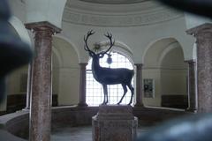 Interior of the Hubertusbrunnen Fountain in Munich Neuhausen