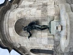 Fontaine Hubertus statue in Munich