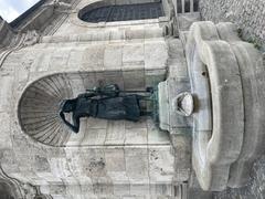 Fontaine Hubertus statue in Munich