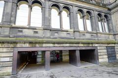 National Museum of Scotland entrance in Edinburgh