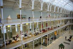 gallery inside the National Museum of Scotland in Edinburgh