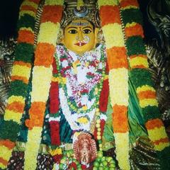 Bhadrakhali temple on a hillock between Warangal and Hanmakonda