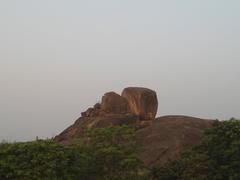 Rock formations at Bhadrakali Temple, Warangal