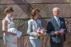 Carl XVI Gustaf reopens the Livrustkammaren museum on June 17, 2019, in the presence of Queen Silvia.