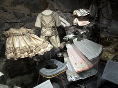 The Royal Armoury in the Royal Palace of Stockholm, Sweden, showcasing artifacts of Swedish military history and royalty