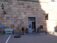 Entrance to the Royal Armoury Museum in Sweden