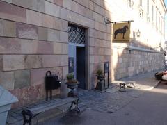 entrance to the Royal Armory Museum in Sweden