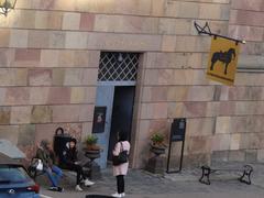 Entrance to the Royal Armoury Museum in Sweden