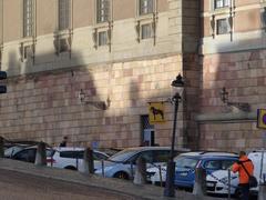 Entrance to the Royal Armoury Museum in Sweden