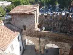 Inside view of Porta San Paolo at Museum of the Ostian Way in Rome