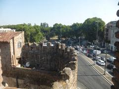 Roma museum of Via Ostiense view of Piazza di Porta S. Paolo