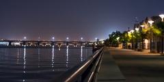 Sabarmati Riverfront at night