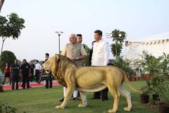 Chinese President and First Lady visit Sabarmati Riverfront with PM