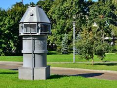 ventilation shaft of the Memorial Museum of Cosmonautics in Moscow