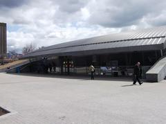 main entrance of the Memorial Museum of Cosmonautics in Moscow