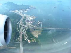 Hong Kong International Airport aerial view