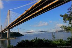 Ting Kau Bridge in Hong Kong