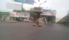 Gul Centre roundabout in Hyderabad