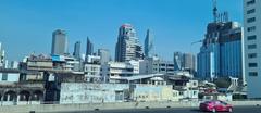 King Power MahaNakhon skyscraper and other tall buildings in Khet Bang Rak