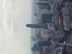 MahaNakhon building in Bangkok, Thailand viewed from the 77th floor of Baiyoke Tower II