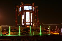 2008 Beijing Olympics display at Tiananmen Square