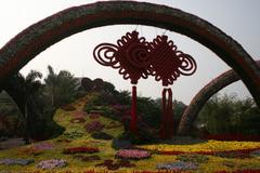 Tiananmen Square Beijing 2008 Olympics display