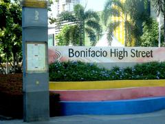 Bonifacio High Street in Taguig City, Philippines