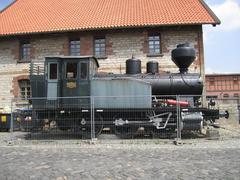 Finnish Vr1 steam locomotive No. 670 on display