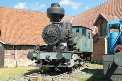 Finnish railways class Vr1 steam locomotive No. 670 on display at the Salder Castle Museum