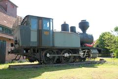 Finnish railways class Vr1 steam locomotive No. 670 on display at Salder Castle Museum