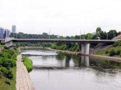 Liubartas Bridge in Vilnius, Lithuania, taken on August 8, 2006