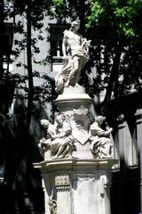 Fuente de Apolo fountain in Paseo del Prado, Madrid