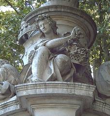 Allegory of Spring on the Fountain of Apollo in Madrid