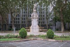 Apollo Fountain in Madrid, Spain