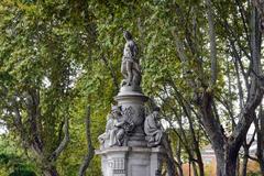 Fuente de Apolo fountain on Paseo del Prado in Madrid