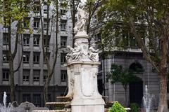 Fuente de Apolo fountain on the Paseo del Prado in Madrid