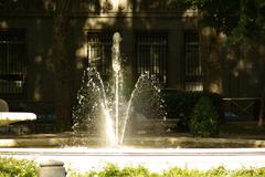 Fountain at Paseo del Prado in Madrid