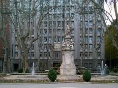 Building of the Instituto de Crédito Oficial on Paseo Del Prado in Madrid