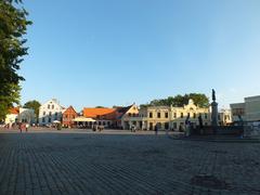 Náměstí Teatro square in Klaipėda, view to the south