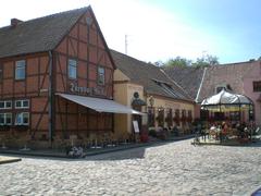 Theatre Square in Klaipėda, Lithuania