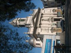 Basílica de San José de Flores viewed from the plaza