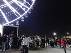 Tourists waiting to enter Estrella de Puebla