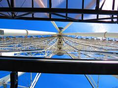 Panoramic view of the Estrella de Puebla ferris wheel