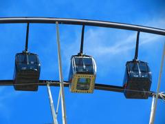 La Estrella de Puebla observation wheel against a bright sky