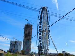 View of the Estrella de Puebla observation wheel