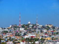 Panoramic view of Estrella de Puebla observational wheel